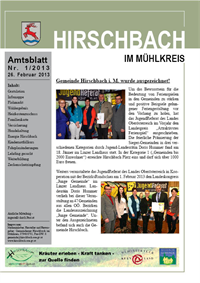 Vorschaubild - Amtsblatt vom 26.02.2013